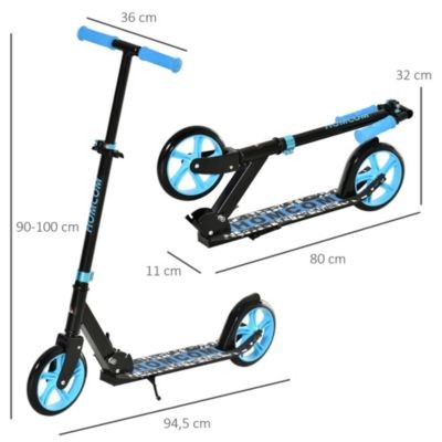 HOMCOM Kinderscooter faltbar Детский самокат складной