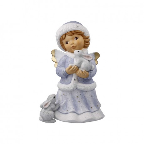 Goebel Goebel Nina & Marco - Schutzengel Edition 2021 Winterspaziergang - Limited Edition 1.999 Stuck mit Zertifikat und Swarovski Sternen h: 25 cm Goebel Nina & Marco - Guardian Angel Edition 2021 Winter Walk - ограниченная серия 1999 экземпляров с с