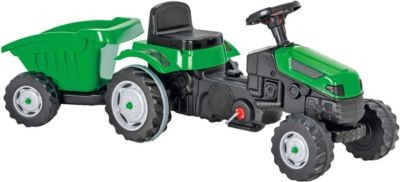 Jamara Trettraktor mit Hanger Strong Bull grun Педальный трактор с подвеской Strong Bull зеленый