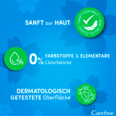 Carefree Slipeinlage Cotton Aloe Normal 56 St, Карефри Прокладки ежедневные Нормал с алоэ, 56шт, 3 упаковки (168 шт)