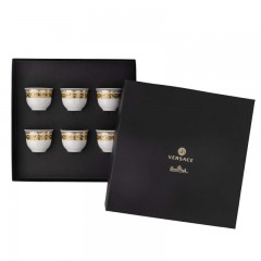Rosenthal meets Versace Rosenthal Versace Virtus Gala White Set 6 Becher klein ohne Henkel  Rosenthal Versace Virtus Gala White Set 6 кружек маленьких без ручки
