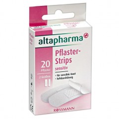 altapharma Pflaster-Strips &quot;sensitiv&quot; Пластыри для чувствительной кожи 20 шт.