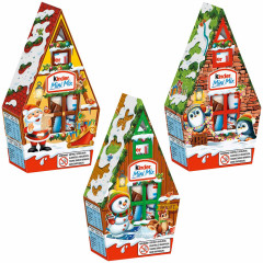 kinder Mini Mix Weihnachten 5stk x 79g Киндер Мини Микс Подарочный Домик с 5 сладкими сюрпризами, 76г x 5 штук