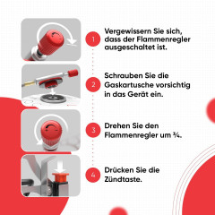 EVOCAMP EVOCAMP Gaskocher Mini Gaskocher 3.2 kW mit Piezo-Zunder, ideal fur Outdoor Camping  Газовая плита EVOCAMP Мини-газовая плита 3,2 кВт с пьезо-трутом, идеально подходит для кемпинга на открытом воздухе