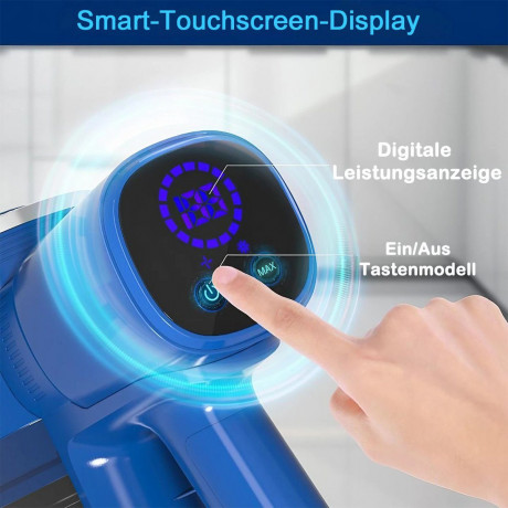 7Magic 7Magic Akku-Handstaubsauger, 160,00 W, 4 in 1 Teleskop-Staubsauger, 25Kpa, max. 40min Laufzeit,5-stufigem Filtersystem, 1,0L Staubbehalter Blau Беспроводной ручной пылесос 7Magic, 160,00 Вт, телескопический пылесос 4 в 1, 25 кПа, время работы до 40