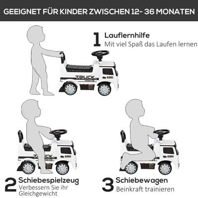 HOMCOM Rutscherfahrzeug als LKW Слайдер в виде грузовика