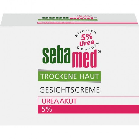 sebamed Trockene Haut 5% Urea akut Gesichtscreme  Крем для лица с 5% мочевиной для сухой кожи