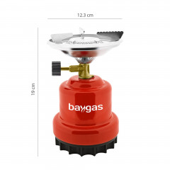 baygas baygas Gaskocher Campingkocher/Gaskocher aus Metallkorper Rot,1- Flammig fur Outdoor  газовая плита Baygas походная печь/газовая плита из металлического корпуса красного цвета, 1 пламя для использования на открытом воздухе