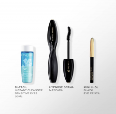 LANCOME HYPNOSE DRAMA MAKE-UP-SET Подарочный набор, ограниченный выпуск 2024 года: Тушь для ресниц HYPNOSE DRAMA, средство для снятия макияжа 30мл, карандаш для глаз черный