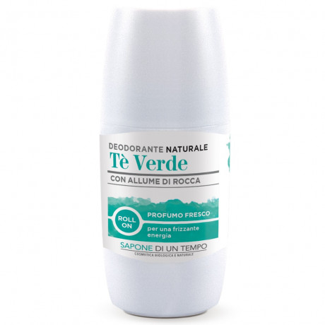 SAPONE DI UN TEMPO GREEN TEA Deoroller Alaunstein  Шариковый дезодорант GREEN TEA квасцы