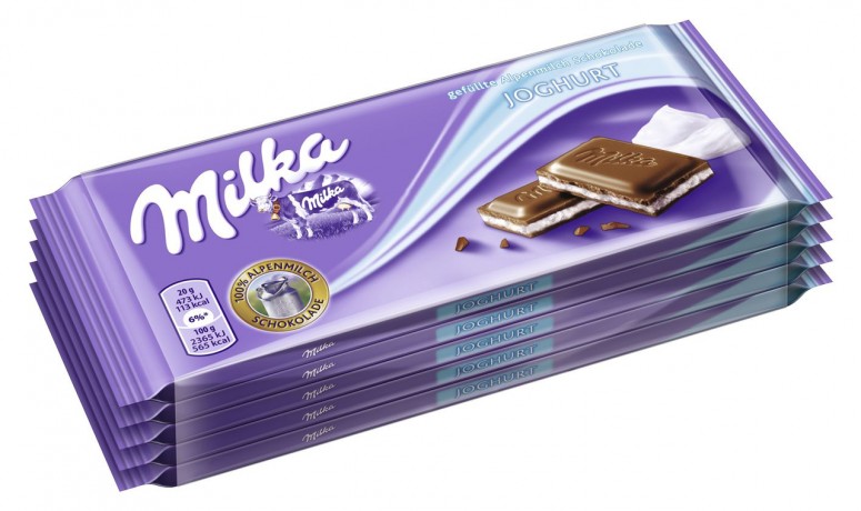 Milka (Милка) Joghurt 5 шт. по 100 г Упаковка 500 г