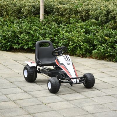 HOMCOM Kinder Go-Kart mit Handbremse Детский картинг с ручным тормозом