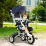 HOMCOM 4-in-1 Kinderdreirad mit Sonnendach Детский трехколесный велосипед 4-в-1 с навесом от солнца