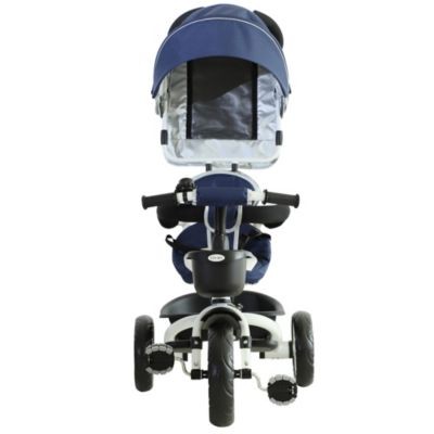 HOMCOM 4-in-1 Kinderdreirad mit Sonnendach Детский трехколесный велосипед 4-в-1 с навесом от солнца