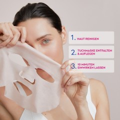 Nivea Rose Touch Hydrating Feuchtigkeitsspendende Tuchmaske  Rose Touch Hydrating Увлажняющая тканевая маска