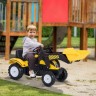 HOMCOM Trettraktor mit Fontlader Педальный трактор с фронтальным погрузчиком