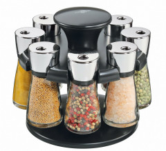Kucchenprofi KUcCHENPROFI Gewucrzkarussell RONDO schwarz/ silber КУХНЯ ПРОФИ карусель для специй RONDO