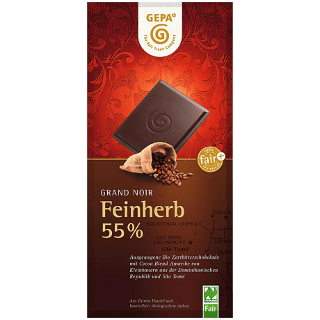 Gepa Bio Органический темный шоколад 100г