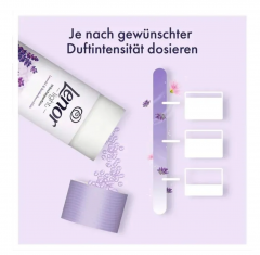 Lenor Wascheparfum Light, Lavendel &amp; Seidenbaumblute, 160 g, Парфюм для стирки в гранулах Лаванда и цветы шелкового дерева, 160 г