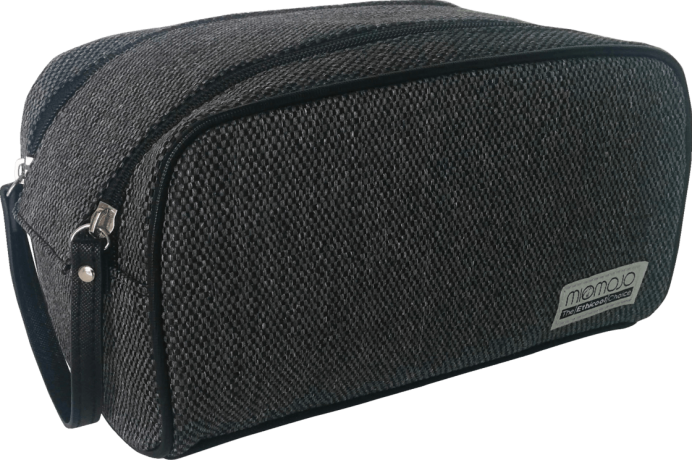 Miomojo (Миомоджо) Kulturtbeutel fur Herren Мужская косметичка, schwarz-grau meliert, 1 шт.