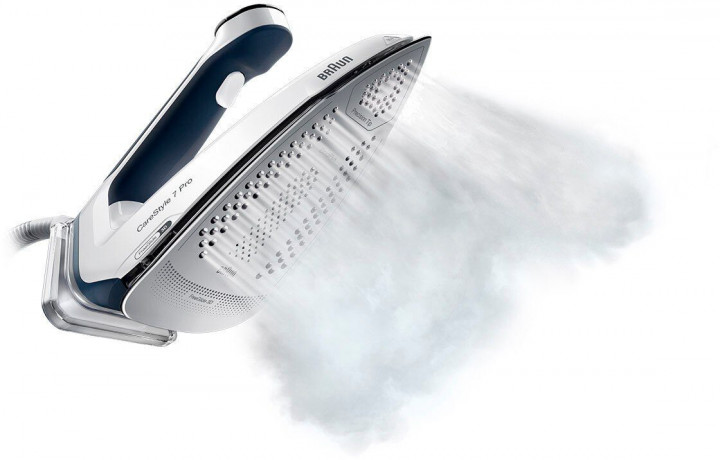 Braun Braun Dampfbugelstation CareStyle 7 Pro IS7282 Dampfbugelstation weiss/blau  Паровая гладильная станция Braun CareStyle 7 Pro IS7282 паровая гладильная станция белый/синий