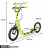 HyperMotion Cityroller Scooter mit grossen Radern 16 (40 cm) Городской самокат с большими колесами 16 (40 см)