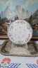 Блюдо винтажное Waldershof Bavaria с цветочным декором, фигурный край, фарфор, 28,5 x 4 см, Германия, 1960-70гг.