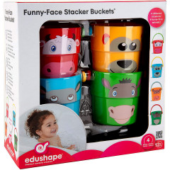 Edushape frohlich-gesichtige Stapler-Eimer ковши штабелеукладчика со счастливым лицом