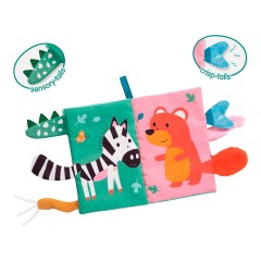 SES Creative Stoffbuch Sensory Tiere Тканевая книга Сенсорные животные