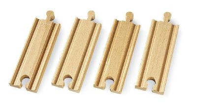 BRIO 1\/2 gerade Gleise 1/2 прямые дорожки