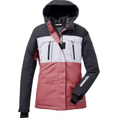 killtec Skijacke KSW 49 GRLS SKI JCKT mit Kapuze fur Madchen (recycelt) Лыжная куртка с капюшоном KSW 49 GRLS SKI JCKT для девочек (переработанная)