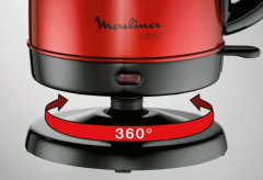 Moulinex Moulinex Wasserkocher BY5305 Subito, 1,7 l, abnehmbarer Antikalk-Filter, 360° drehbare Basis, Edelstahl  Чайник Moulinex BY5305 Subito, 1,7 л, съемный фильтр от накипи, вращающееся на 360° основание, нержавеющая сталь