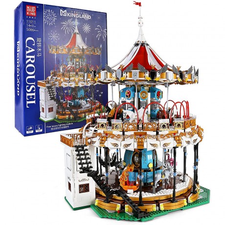 MOULD KING Klemmbausteineset Karussell Комплект клеммных колодок карусельный