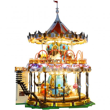 MOULD KING Klemmbausteineset Karussell Комплект клеммных колодок карусельный