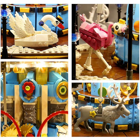 MOULD KING Klemmbausteineset Karussell Комплект клеммных колодок карусельный