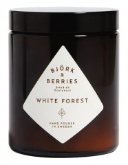 Bjork &amp; Berries White Forest Scented Candle, Комнатная свеча 150 г