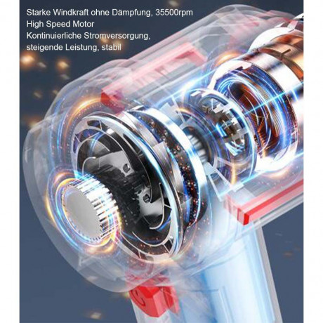 TUABUR TUABUR Akku-Handstaubsauger Wiederaufladbarer multifunktionaler kabelloser Nass- und Trockensauger, 5500Pa Staubsauger mit 2000mA Akku, 4-in-1 multifunktionaler kabelloser Handstaubsauger, Geeignet fur Autos, Wohnungen und Buros Schwarz Беспроводно