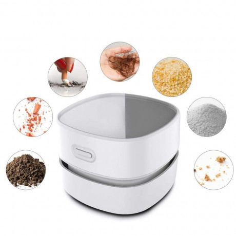 AKKEE AKKEE Akku-Handstaubsauger Tischstaubsauger USB Wiederaufladbar Mini Staubsauger Tragbar Kabellos, 360° Drehbar, Mini Handstaubsauger fur Schule, Haushalt, Buro Беспроводной ручной пылесос AKKEE, настольный пылесос, перезаряжаемый от USB, мини-пыле