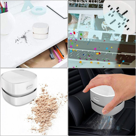 AKKEE AKKEE Akku-Handstaubsauger Tischstaubsauger USB Wiederaufladbar Mini Staubsauger Tragbar Kabellos, 360° Drehbar, Mini Handstaubsauger fur Schule, Haushalt, Buro Беспроводной ручной пылесос AKKEE, настольный пылесос, перезаряжаемый от USB, мини-пыле