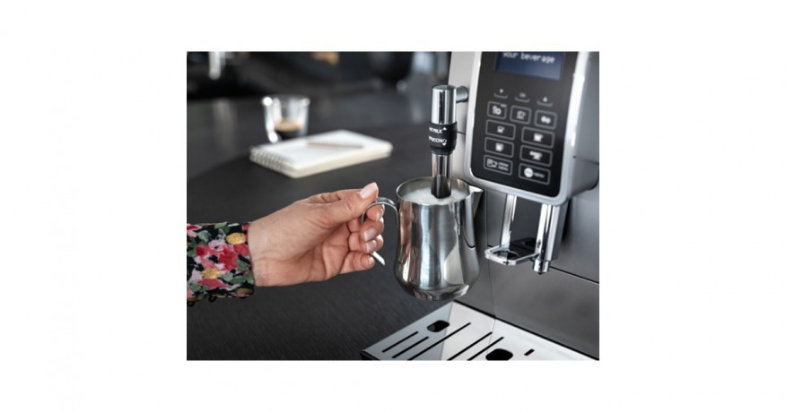 DeLonghi DeLonghi Dinamica ECAM 350.35.SB, Vollautomat silber/schwarz  silber, schwarz DeLonghi Dinamica ECAM 350.35.SB, полностью автоматический серебристый/черный
