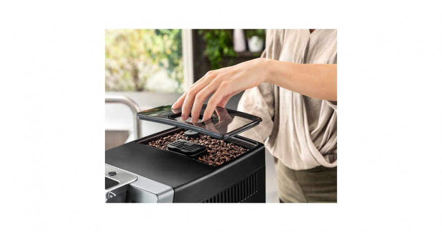 DeLonghi DeLonghi Dinamica ECAM 350.35.SB, Vollautomat silber/schwarz  silber, schwarz DeLonghi Dinamica ECAM 350.35.SB, полностью автоматический серебристый/черный