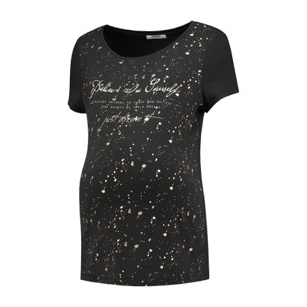 LOVE2WAIT Umstandsshirt Spots Anthracite