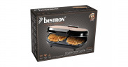 Bestron Bestron Doppel-Waffeleisen ADWM730CO fur Herzwaffeln kupfer/schwarz, 1.200 Watt  kupfer/schwarz Двойная вафельница Bestron ADWM730CO для вафель-сердечек медный/черный, 1200 Вт
