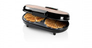 Bestron Bestron Doppel-Waffeleisen ADWM730CO fur Herzwaffeln kupfer/schwarz, 1.200 Watt  kupfer/schwarz Двойная вафельница Bestron ADWM730CO для вафель-сердечек медный/черный, 1200 Вт