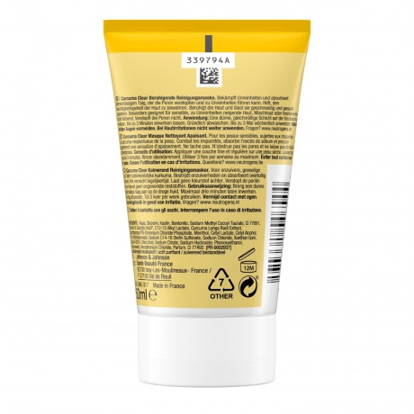 Neutrogena Curcuma Clear Beruhigende Reinigungsmaske  Curcuma Clear Успокаивающая очищающая маска