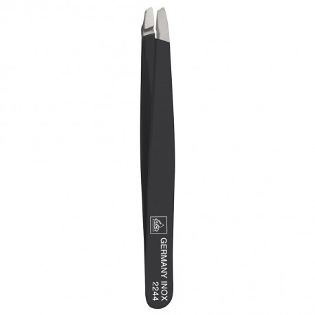 ERBE Pinzette, schrag, schwarz, 9,5 cm  Пинцет, скошенный, черный, 9,5 см