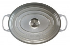 Le Creuset LE CREUSET Br\u00e4ter Oval Perlgrau SIGNATURE grau LE CREUSET Br&gt;4ter Oval Pearl Grey SIGNATURE
