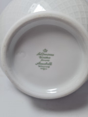 Seltman Weiden Bavaria Винтажная фарфоровая ваза &quot;Чайные розы&quot;, 20см x 13см, Германия, 1960-70гг.