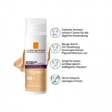 La Roche-Posay ROCHE-POSAY Anthelios Pigment Correct Cr.LSF 50+ ROCHE-POSAY Anthelios Pigment Correct Cr.SPF 50+