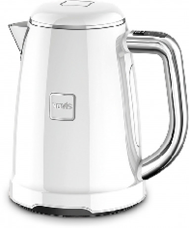 NOVIS NOVIS Wasserkocher KTC1 weiss, 1,6 l, 2400 W, elektronische Temperatureinstellung, Metallgehause  Чайник NOVIS KTC1 белый, 1,6 л, 2400 Вт, электронная регулировка температуры, металлический корпус